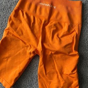Alphalete biker shorts - dreamsicle